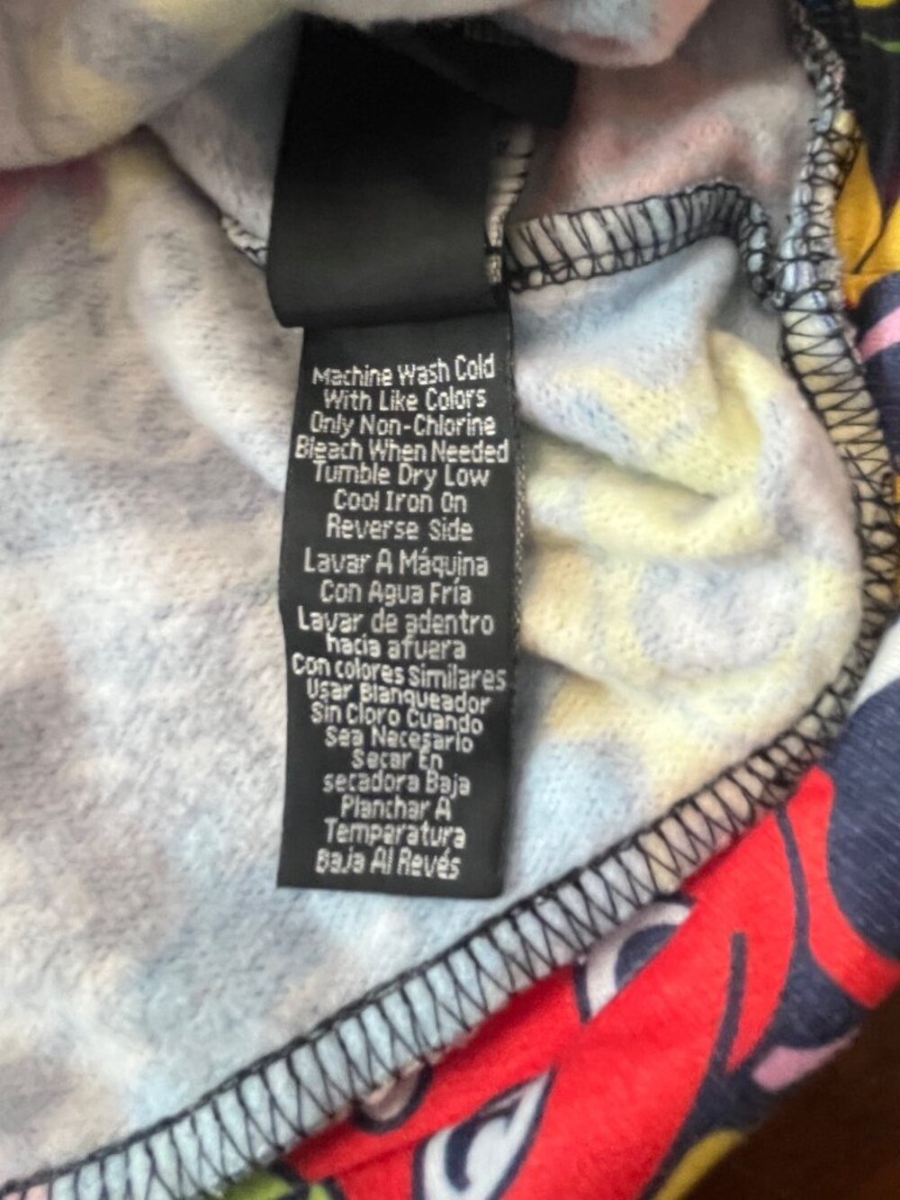Mens Colorful Cartoon Graffiti Graphic Hoodie Sz-Large Fresh Prints Tokyo Drill - Picture 5 of 7